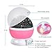 EOMOO Baby Night Lights for kids,Starry Night Light Rotating Moon Stars Projector, 7 Color Options Romantic Night Lighting Lamp, USB Cable/Batteries Powered for Nursery, Bedroom