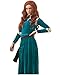 DAZCOS US Size Adult Princess Cosplay Costume Renaissance Medieval Dress with Quiver (Small)