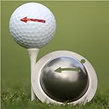 Tin Cup One Way Golf Ball Marking Stencil, Steel