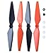 Bugs 2 Drone Propeller Set - Genuine Force1 Quadcopter Props for MJX Bugs 2W Bugs 2C F200W Shadow and F200C Specter with Silicone Rings and Aluminum Screws (Set of 4)