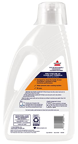 BISSELL FRESHSTART CROSSWAVE CLEANOUT FORMULA, 3557, 60OZ, PREVENT ODOR-CAUSING RESIDUE, CLEAN INSIDE OF CROSSWAVE MACHINE, CITRUS