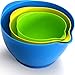 Utopia Kitchen Mixing Bowl Set - BPA Free - Dishwasher Safe - 3 Piece Set - (1.2 Quarts - 2.1 Quarts - 3.6 Quarts)