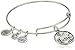 Alex and Ani Leo II Expandable Rafaelian Silver-Tone Wire Bangle Bracelet, 7.25