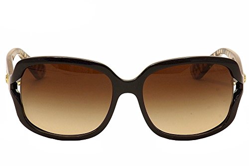 Coach Womens L149 Sunglasses (HC8169) Black/Brown Plastic - Non-Polarized - 57mm