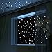 Elaco Glow in The Dark Star Wall Stickers 407Pcs Round Dot Luminous Kids Room Decor (A)