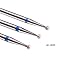 3PCS Carbide Nail Drill Bits Small Ball Diamond Burr Nail Art Tools For Cuticle Clean Gel Removal