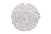 an- Womens Fashion Lightweight Cutout Crochet Knit Beret Beanie Hat w/Flower, Various Patterns (Light Gray Cable)