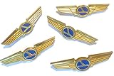 Aviator Kids Vintage Pilot Wings Plastic Pins Lot of 5
