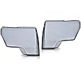 G-PLUS Front Headlight Lenses Cover Compatible with Ford F150 2009 2010 2011 2012 2013 2014,Left & Right Side 1 Pair(Smoky Lens)
