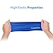 TURATA Swimming Cap 2 Pack Swim Caps Waterproof Unisex Premium Silicone No-Slip Swimming Hat for Adults Kids Woman and Men One Size Hat - Black & Blue (Black)