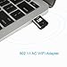 Anmier WiFi Adapter AC600Mbps Wireless USB Adapter Dual Band 5G/2.4G Mini USB Network Lan Card 802.11ac Wireless USB WiFi Network Dongle Adapter Support Windows XP/Vista/7/8.1/10/Mac OS X 10.4-10.11