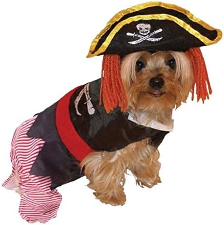 Forum Novelties 64862 Pet Pirate Costume Large - For Dogs & Cats, Pack of 1