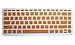 CaseBuy Ultra Thin Soft Silicone Keyboard Protector Skin Cover for HP Stream 13 Notebook - 13-c002dx 13-c010ca 13-c010nr 13-c020ca 13-c030nr 13-c077nr US Layout(Semi-Orange)