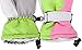 Simplicity Women's Winter Waterproof Outdoor Snowboard Ski Gloves,PinkGreen M