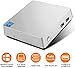 T11 Mini PC,Windows 10 Pro Intel Atom x5-Z8350 Fanless Desktop Computer,4GB DDR3/32GB eMMC, Support 2.5-Inch SATA III Internal SSD/HDD,4K HD,2.4/5G WiFi,1000M LAN,HDMI/VGA Output,Auto Power On