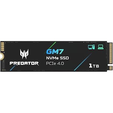 Amazon.com: Acer Predator GM7 1TB SSD: M.2 2280 PCIe Gen 4 x4 NVMe
