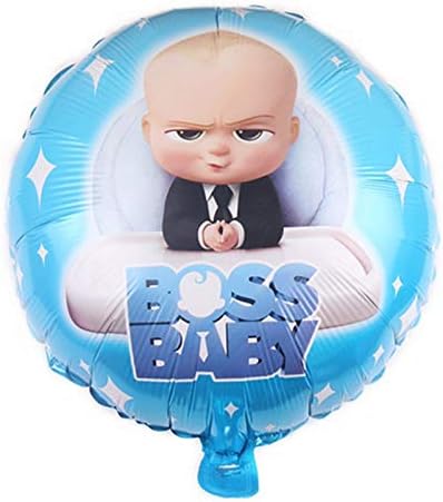 Yichener XXPWJ New 18-inch round boss boy aluminum balloon baby birthday party holiday decoration decoration toy self-sealing DD-057