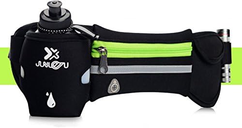 Outdoor Waist Bag Sports Water Resistant Waist Pack with Water Bottle Running Belt Bag Pouch Fanny Pack for Running Cycling Hiking Camping Climbing Travel