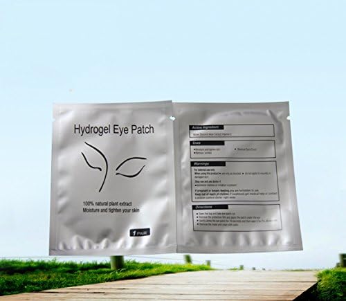 50 Pairs Set Under Eye Pads, Comfy and Cool Under Eye Patches Gel Pad for Eyelash Extensions Eye Mask Beauty Tool