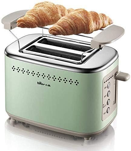 CattleBie Breadmakers, Toaster Home 2 Slices Breakfast Toaster Automatic Toast