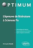 L'épreuve de littérature à Sciences Po by 