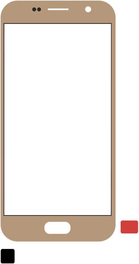 UU FIX LCD Display Glass for Samsung Galaxy S7 (Rose gold) Touch Screen Digitizer Front Glass Cover Replacement Part with Tool Kit(No Digitizer No Touch Screen)