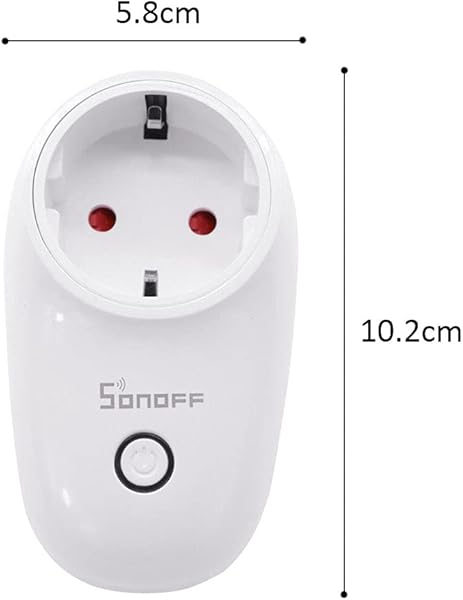 Docooler S26 Smart Switch Power Socket con Tiempo de Control Remoto WiFi App Herramientas de Bricolaje para hogares Inteligentes 2pcs