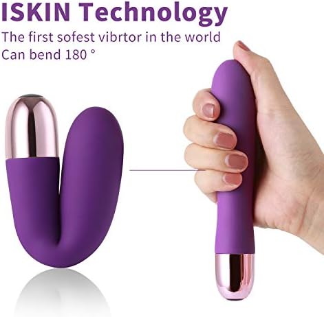 Magic Wand Massager by LUXELUV - Medical Grade Silicone - Waterproof Massager - Memory Function - Mini Body Outdoor Travel for Easy Carry