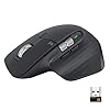 Logitech-MX-Master-3-Advanced-Wireless-Mouse-Bluetooth-or-24GHz-USB-Receiver-Ultrafast-Scrolling-4000-DPI-Any-Surface-Tracking-Ergonomic-7-Button-Rechargeable-PCMacLaptopiPadOS-Dark-Grey Logitech MX Master 3 Advanced Wireless Mouse