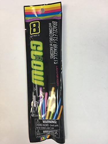 HALLOWEEN -GLOW IN THE DARK BRACELETS - 8 CT