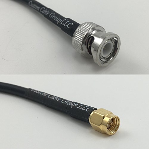 3 feet RG58 BNC MALE to SMA MALE Pigtail Jumper RF coaxial cable 50ohm Quick USA Shipping