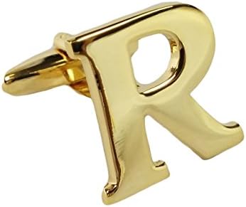 Single Gold Alphabet Initial Cufflink (Buy 2 To Make A Pair) SOLD INDIVIDUALLY To Make A Personal Pair PLEASE READ CAREFULLY Wedding Mix & Match Letter Cufflinks Gold Plated