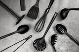 Chef Aid Nylon Skimmer, BPA Free Kitchen Utensil for Non-Stick Cookware, Black view 12