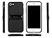 Nicexx iPhone 7 Case with Kickstand and Dual Layer Protection with Soft TPU & Hard PC Premium Luxury Shock Absorbing Shockproof Cover for iPhone 7 (Black)