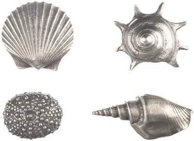 Seashell Shaped Pewter Magnets
