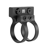 Monstrum Tactical Offset Flashlight Mount for Keymod Rail Systems (Black)