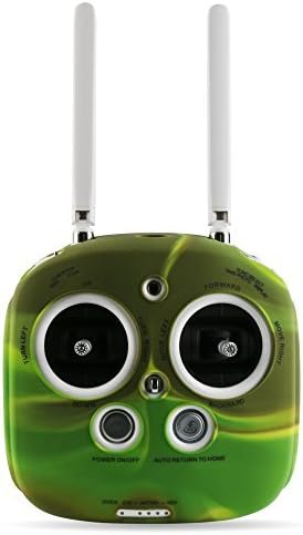 LZETC Silicone Skin Case Cover Guard for DJI Phantom 4/3 Inspire 1Quadcopter Remote Controller, Drop and Scratch Resistant Camo Green by LZETC