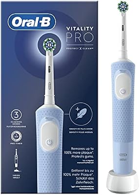 Spazzolino Elettrico Vitality Pro, Blu, 1 Testina