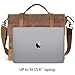 Manificent Laptop Messenger bag for Mens 15.6 Inch Light Brown