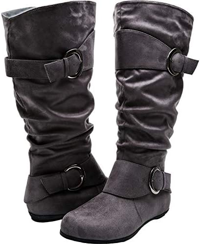 Wide width mid calf boots Clearance
