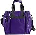 Athletico Bowling Bag for Single Ball - Single Ball Tote Bag With Padded Ball Holder - Fits a Single Pair of Bowling Shoes Up to Mens Size 14 (Purple)