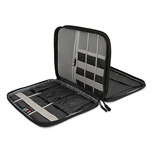 BUBM-Electronics-Organizer-Double-Layer-Electronics-Bag-for-tablet-Cables-Plugs-External-Hard-Drives-and-More