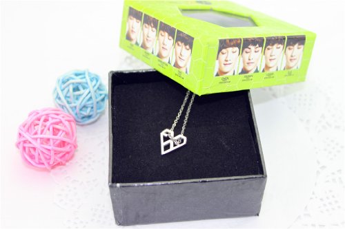 EXO Kpop Necklace Titanium Mini Size Grace way official same style merchandise hot sale accessories send with Lomo card+EXO box (EXO-K)