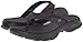 Skechers Women's Go Walk 3 Pizzaz Flip Flop, Black, 9 M US
