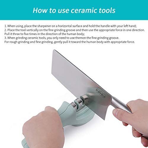HighlifeS Multifunction Fast Sharpening Stone, Premium Whetstone Grinding Sharpening Sharper Multi-Purpose Sharpener (Blue) - Thumbnail 2