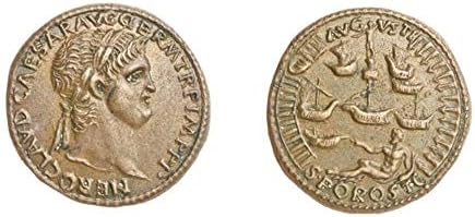 Nero Æ Sestertius Roman Coin