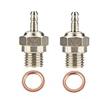 2pcs 70117 Nitro Glow Plug N4#4 NO.4 Medium Hot Spark Engine Parts Replace OS 8 for Traxxas Kyosho HSP HPI Redcat 1/8 1/10th RC Car Truck Buggy