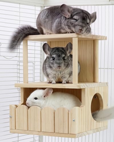 TriGia Paws 3-Tier Wooden Hideout