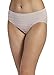 Jockey Women's Underwear Matte & Shine Seamfree Hi Cut, Light Out, 7