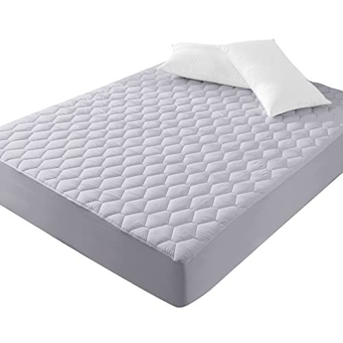UNILIBRA Full XL Mattress Protector Waterproof, Deep Pocket Mattress Pad Cover Up to 18 Inches, Quilted Fitted Hollow Cotton Filling Breathable Mattress Topper